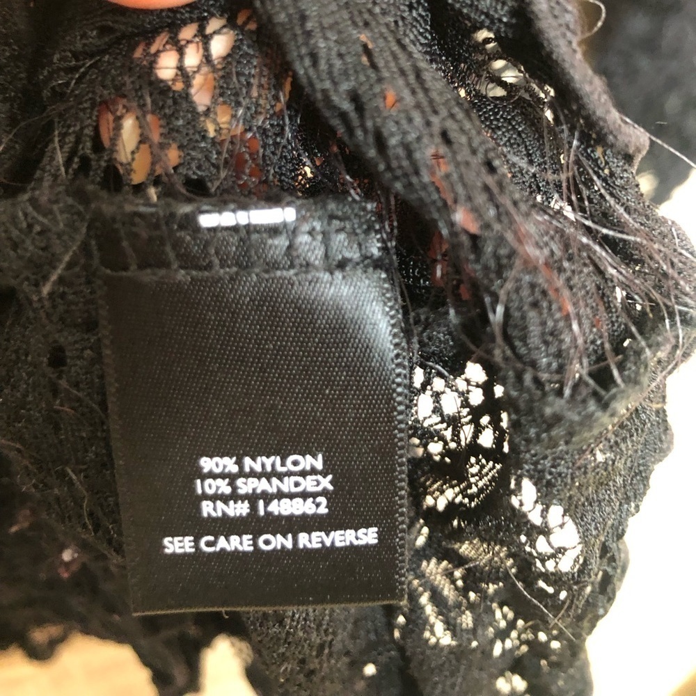 Torrid Black Lace Tunic or Cover Up Size 3X - Picture 9 of 9